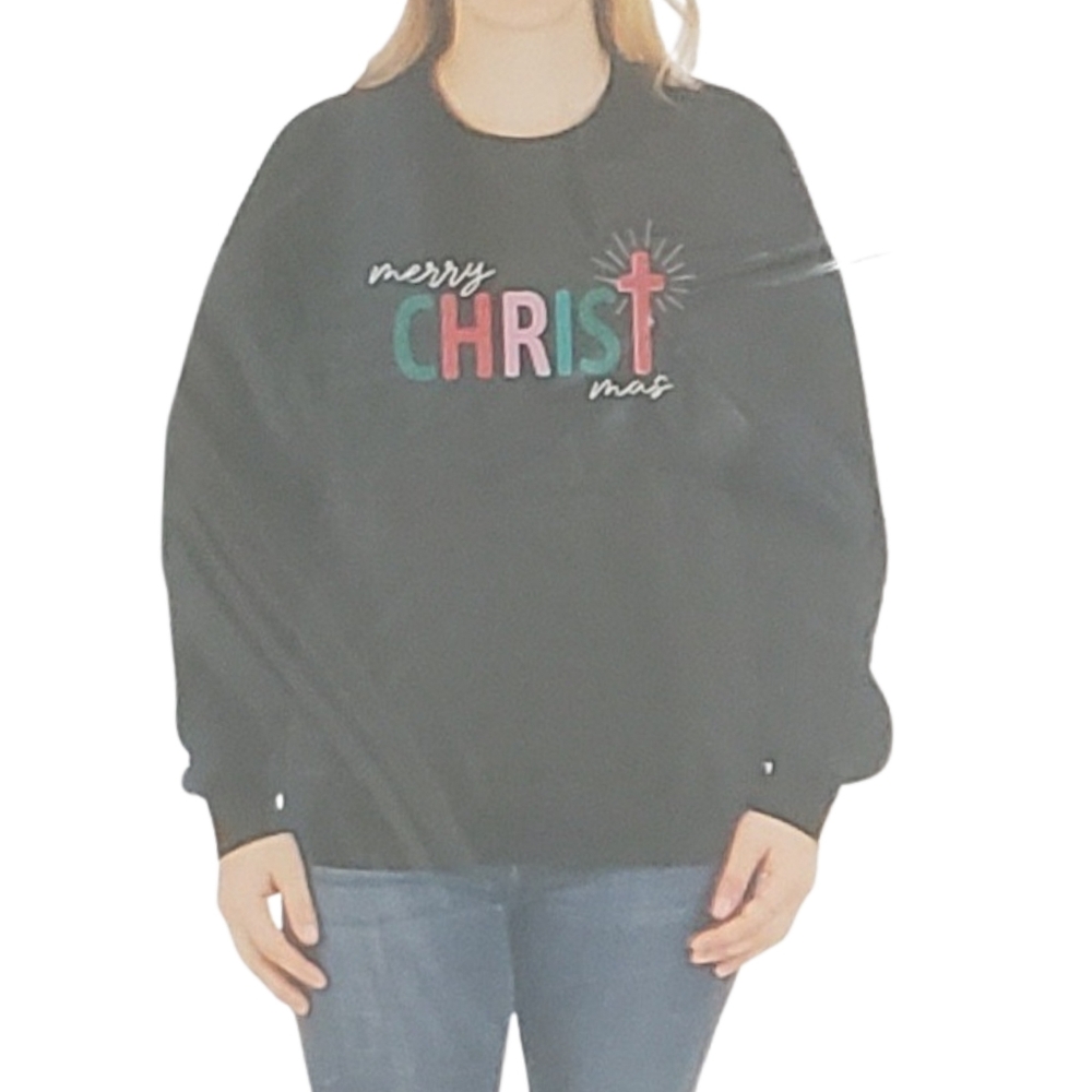 State of Mine Sweatshirt Women Holiday Crewneck